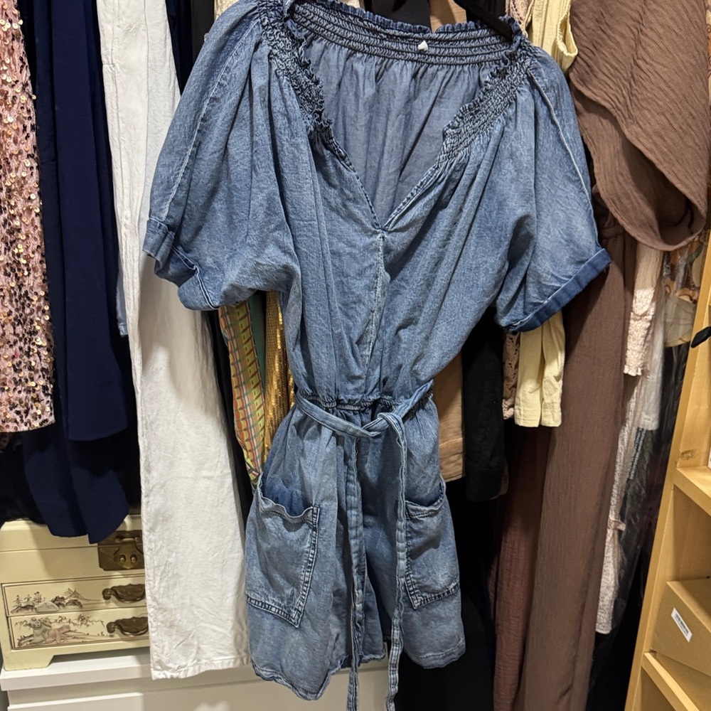 Amazon Blue Denim Jumpsuit - Picture 2 of 5